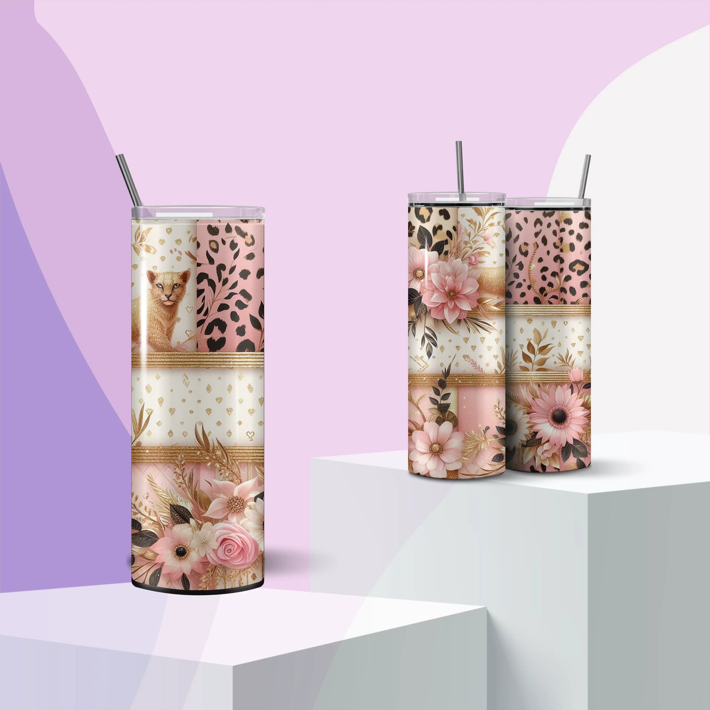 20 onz Skinny Tumbler - Print